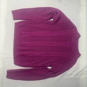 Elegant Plum Women's Crew Neck Sweater